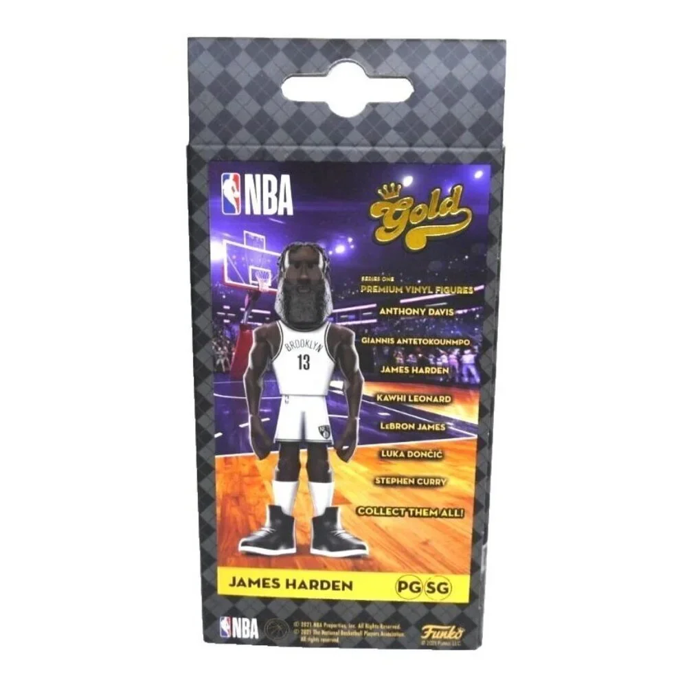 Funko Chase Gold NBA James Harden Premium Vinyl Figure NEW